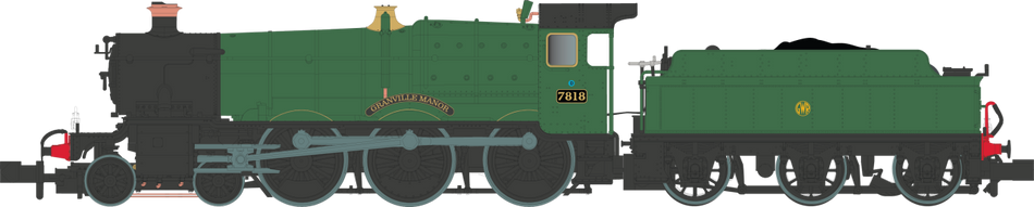 2S-001-005D Dapol 4-6-0 Granville Manor 7818 GWR Green