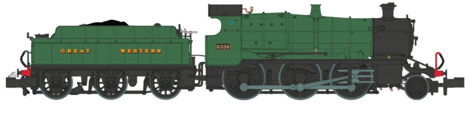 2S-043-001S Dapol GWR Churchward Built 63xx 2-6-0 Mogul - 6336