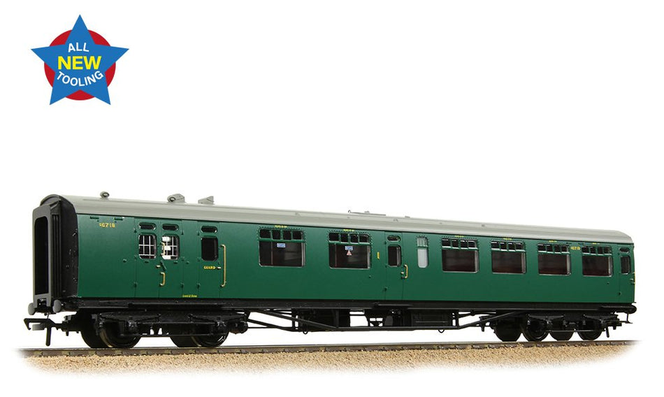 34-760 Bachmann SR Bulleid Brake Comp. Corridor BR Malachite