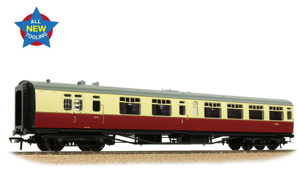 34-763 Bachmann SR Bulleid Brake Composite Corridor BR Crimson