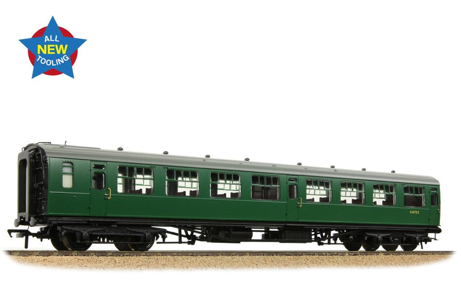 34-826 Bachmann SR Bulleid Second Open 15"" Vents BR (SR) Green