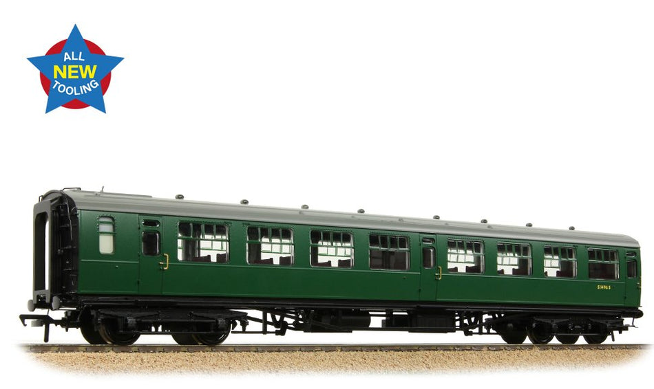 34-826A Bachmann SR Bulleid Second Open 15"" Vents BR (SR) Green