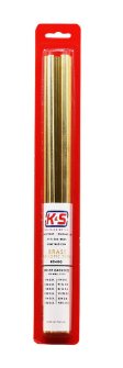 3400 K&S Metals Small Round Brass Telescopic Tubing pack