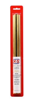 3402 K&S Metals Large Round Brass Telescopic Tubing pack