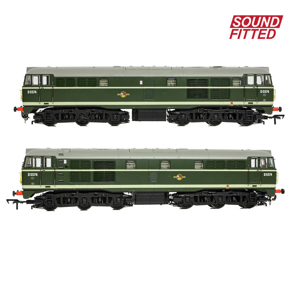 35-802SF Bachmann Class 30 D5574 BR Green Small Yellow Panels