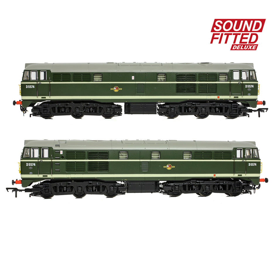 35-802SFX Bachmann Class 30 D5574 BR Green Small Yellow Panels