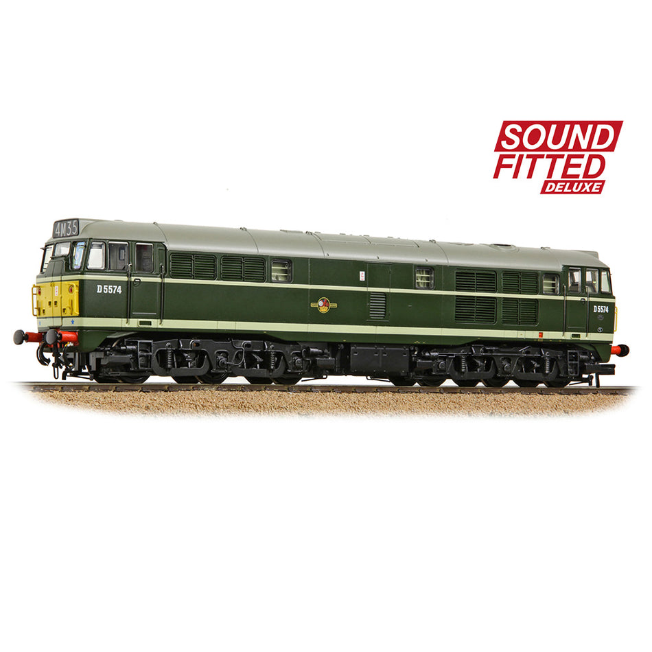 35-802SFX Bachmann Class 30 D5574 BR Green Small Yellow Panels