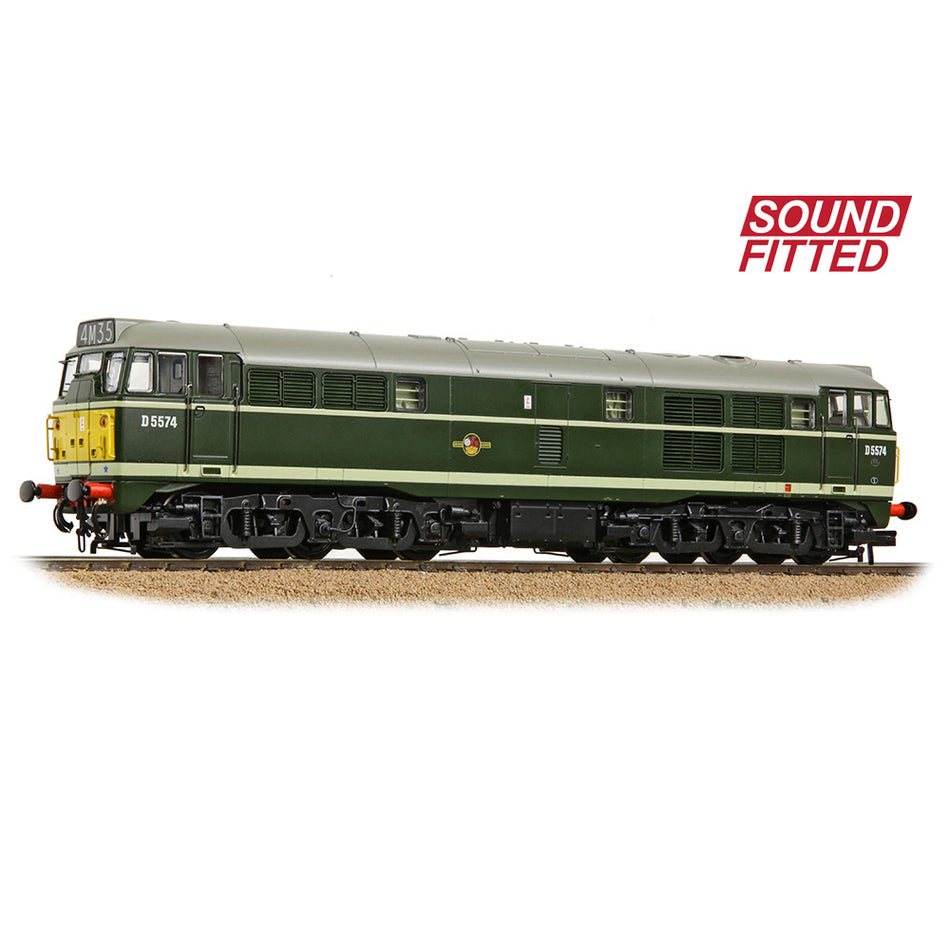 35-802SF Bachmann Class 30 D5574 BR Green Small Yellow Panels