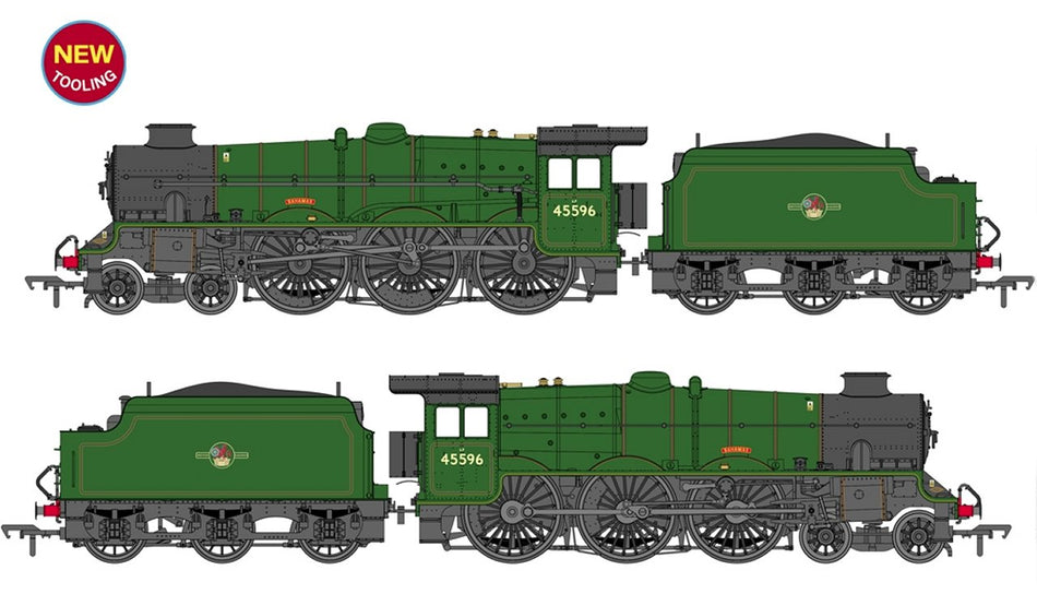 35-977A Bachmann LMS Jubilee with Double Chimney & Welded Stanie