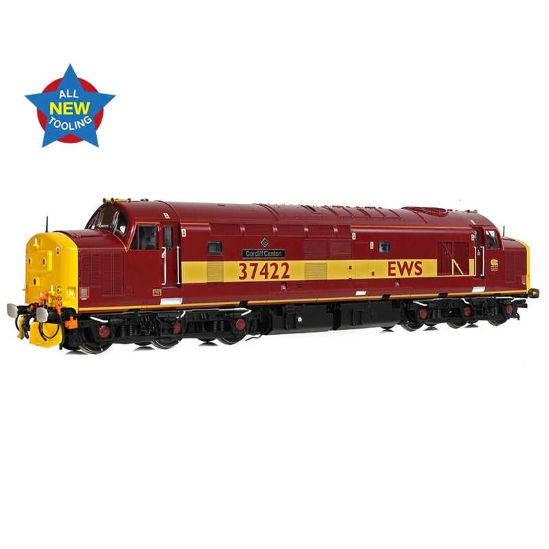35-335K Bachmann Class 37/4 Diesel Locomotive number 37 422 "Cardiff Canton" in EWS livery
