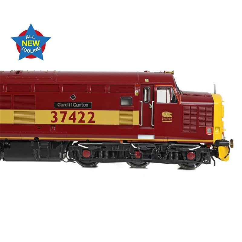 35-335K Bachmann Class 37/4 Diesel Locomotive number 37 422 "Cardiff Canton" in EWS livery