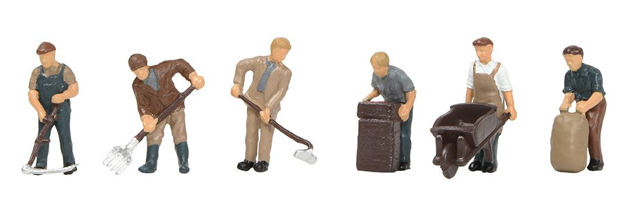 36-413 Bachmann Scenecraft 1940s 1950s Arable Farming Figures
