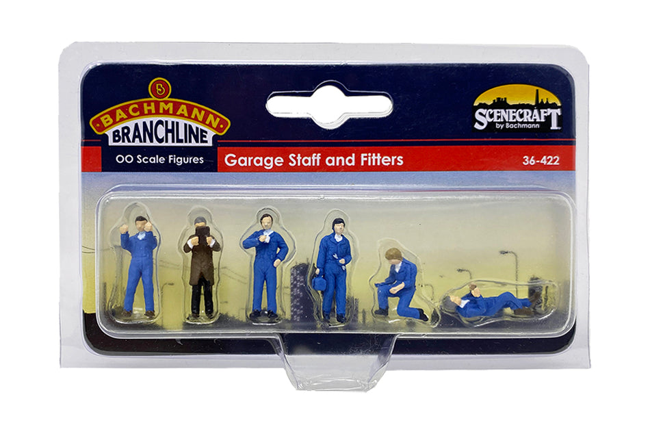 36-422 Bachmann Scenecraft Garage Staff and Fitters