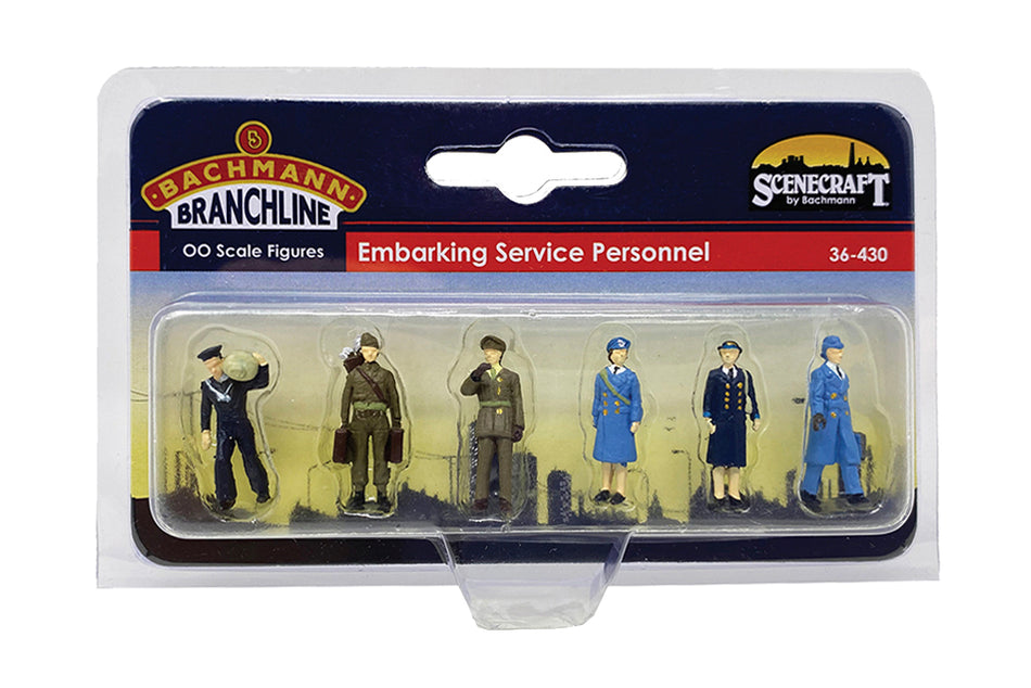 36-430 Bachmann Scenecraft Embarking Service Personnel