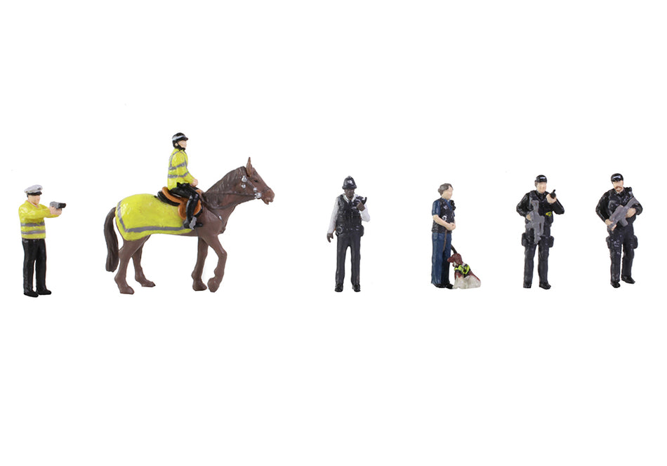36-440 Bachmann Scenecraft Modern Police Figures