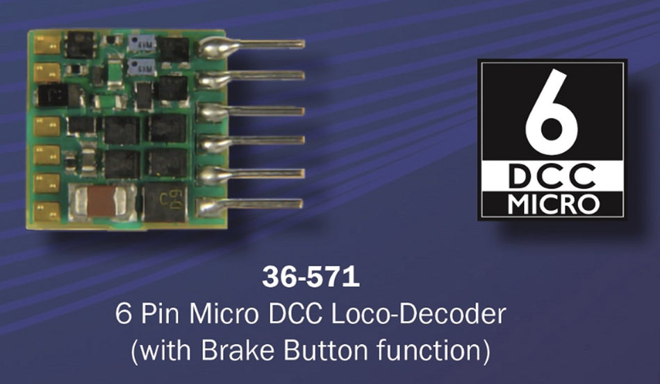 36-571 Bachmann 6 Pin Micro DCC Loco-Decoder