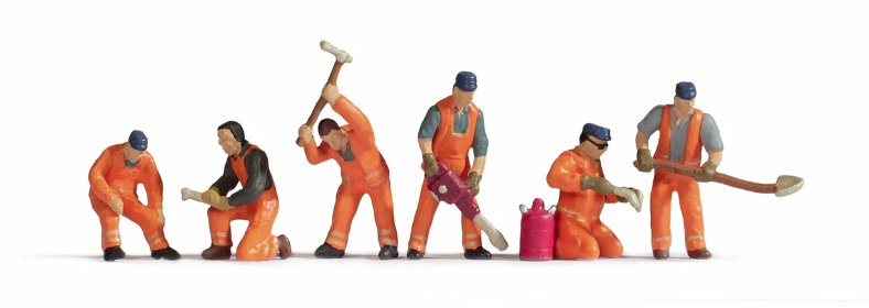 36276 Noch Railway Construction Group (Pack of 6)