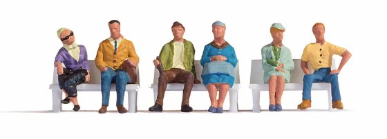 36532 Noch Seated People (6) Figure Set