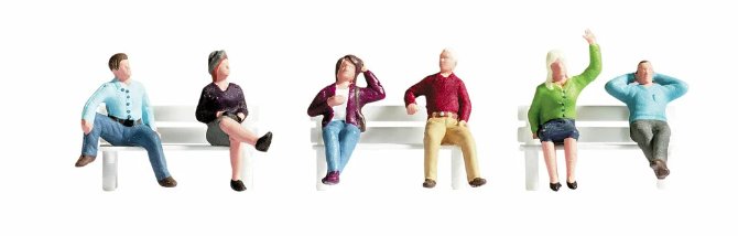 36540 Noch Seated People (6) Figure Set