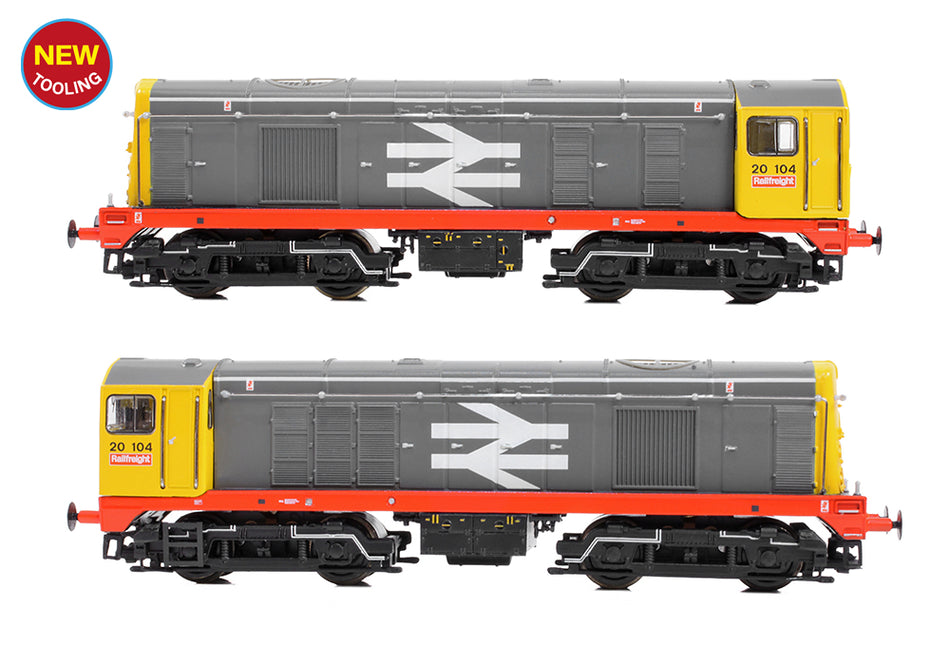 371-039A Graham Farish Class 20/0 Disc Headcode 20104 BR Railfre