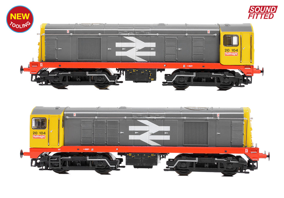 371-039ASF Graham Farish Class 20/0 Disc Headcode 20104 BR Railf