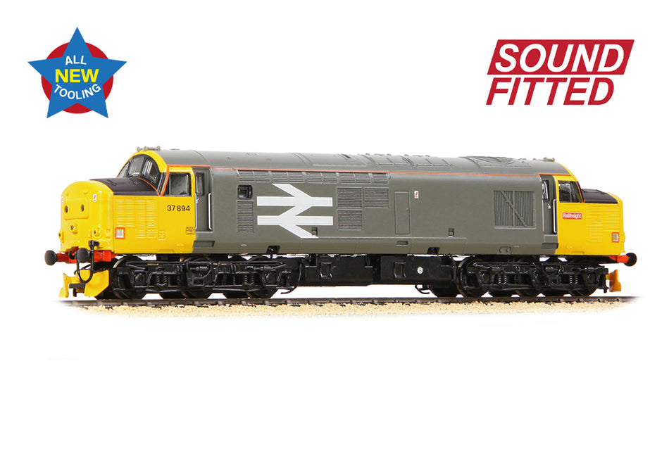 372-110SF Graham Farish Class 37/7 37894 BR Railfreight Grey SOU