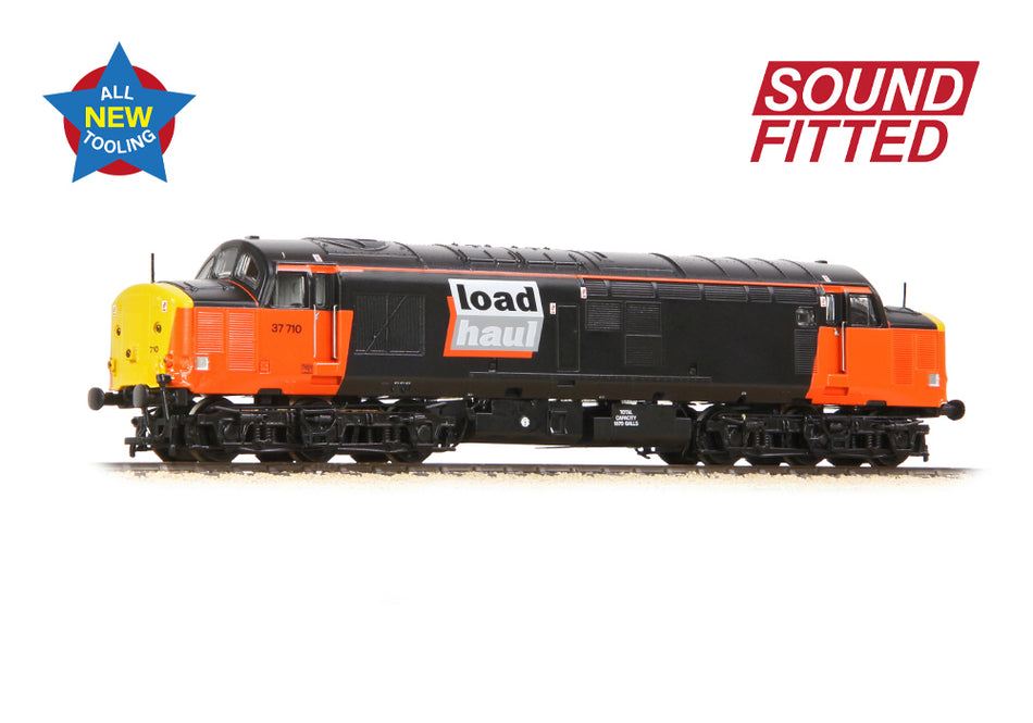 372-112SF Graham Farish Class 37/7 37710 Loadhaul SOUND FITTED