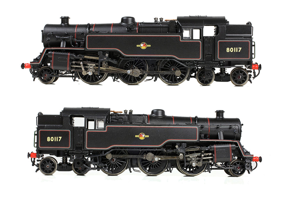 372-536A Graham Farish BR Standard 4MT Tank 80117 BR Lined Black