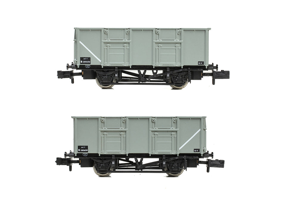 378-050A Graham Farish BR 24.5T Mineral Wagon BR Grey