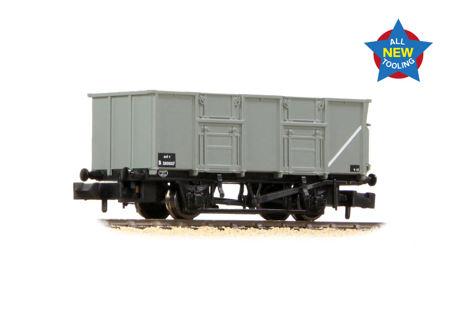 378-050 Graham Farish BR 24.5T Mineral Wagon BR Grey