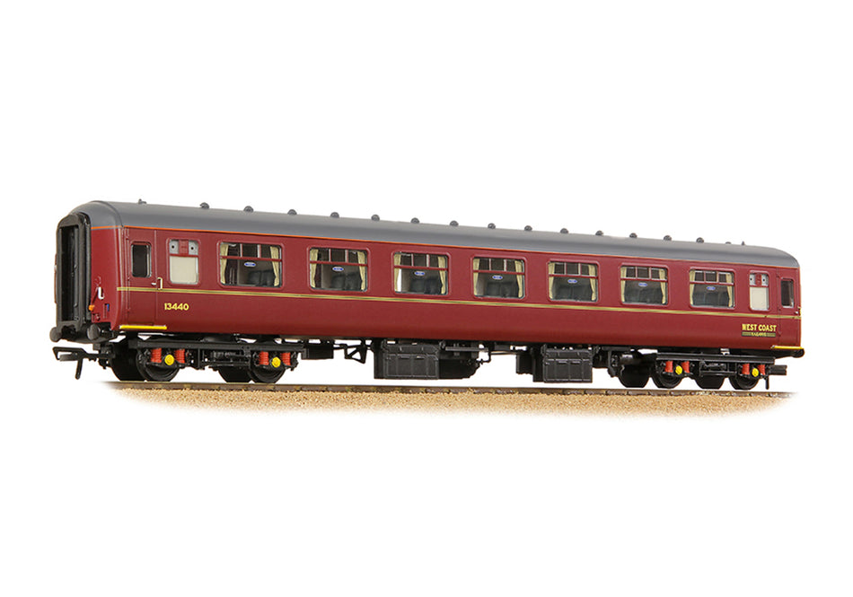 39-346 Bachmann BR Mk2A FK First Corridor WCRC Maroon