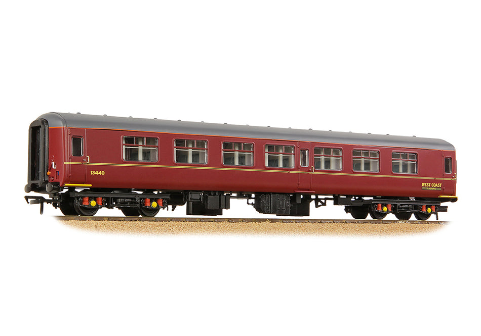 39-346 Bachmann BR Mk2A FK First Corridor WCRC Maroon