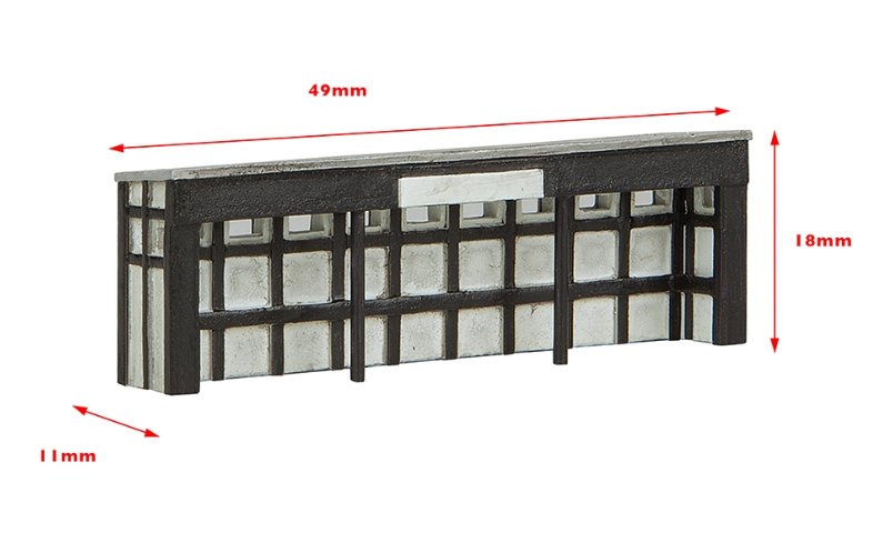 42-0014 Graham Farish Scenecraft Post War Platform Shelter