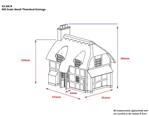 42-0019 Graham Farish Scenecraft Thatched Cottage