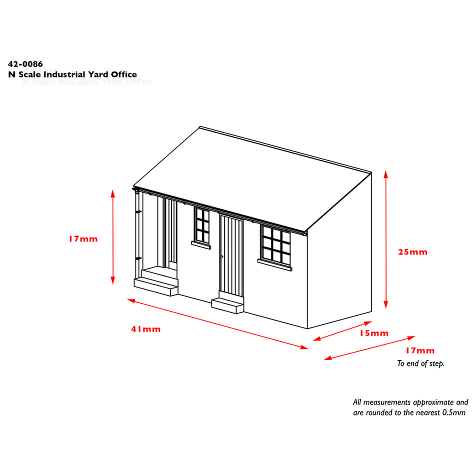 42-0086 Graham Farish Scenecraft Industrial Gate House