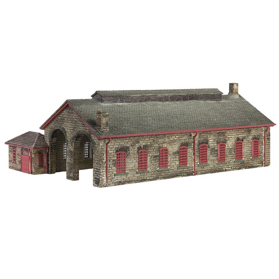 42-0157R Graham Farish Scenecraft Two Road Stone Engine Shed