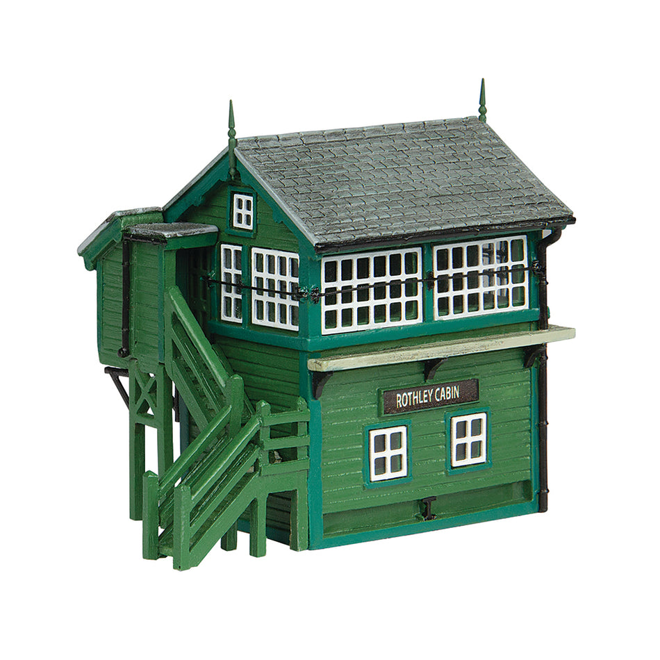 42-0168G Graham Farish Scenecraft GCR Wooden Signal Box Green