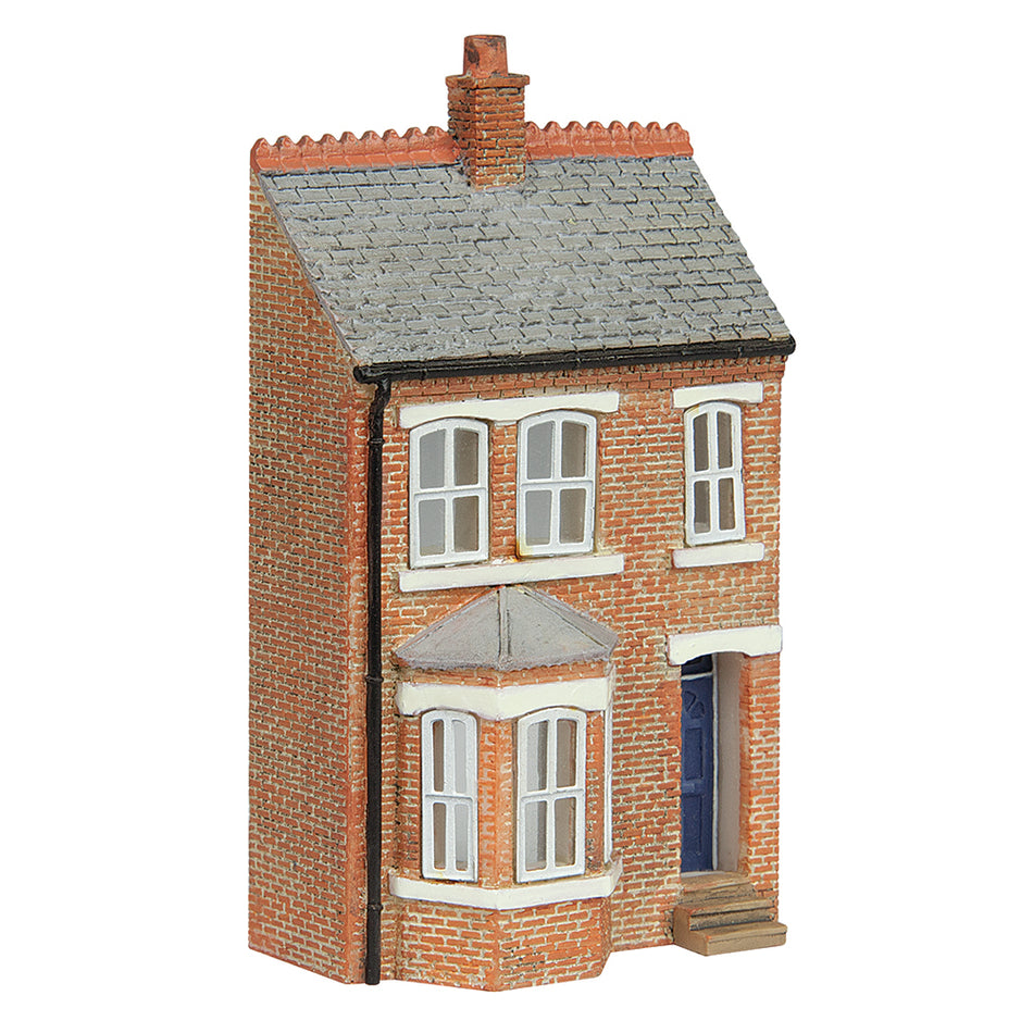 42-0213B Graham Farish Scenecraft Low Relief LH Bay Terrace Blue