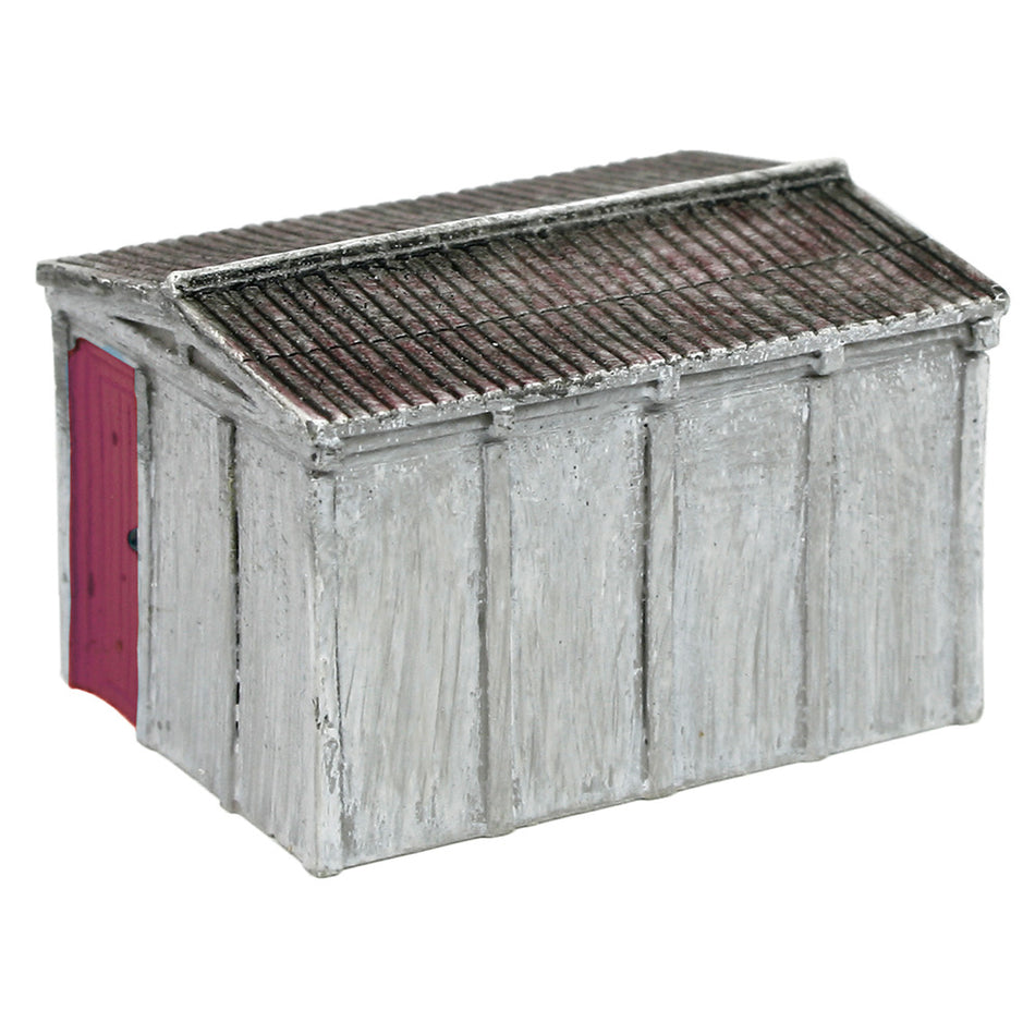 42-036R Graham Farish Sectional Lineside Hut - Red Door