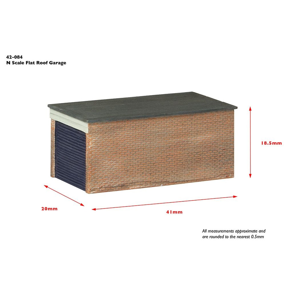 42-084 Graham Farish Scenecraft Flat Roof Garage