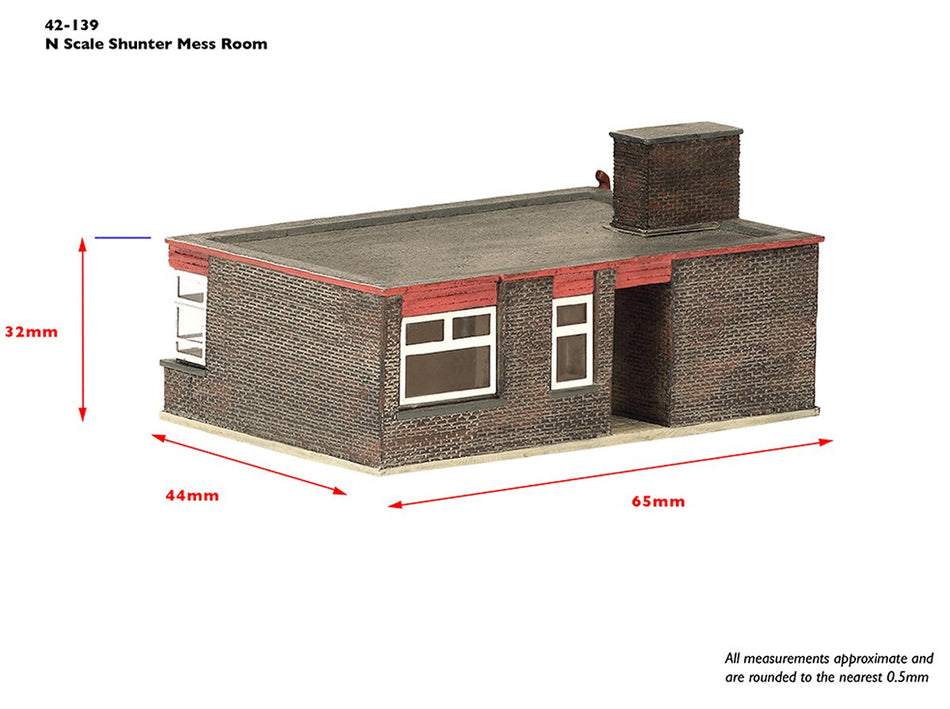 42-139 Graham Farish Scenecraft Shunters Mess Room