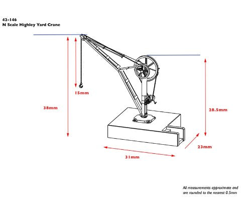 42-146 Graham Farish Scenecraft Highley Yard Crane