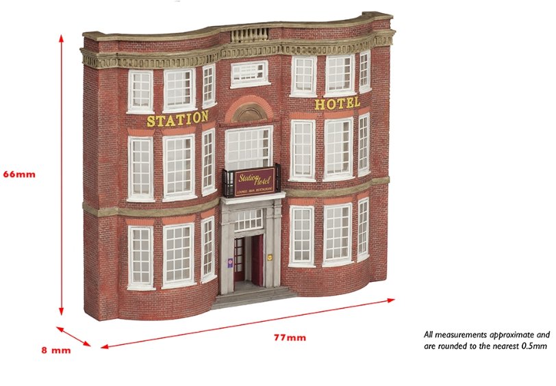 42-261 Graham Farish Scenecraft Low Relief Station Hotel