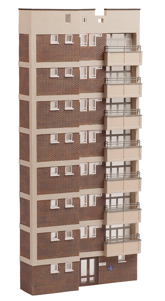 42-265 Graham Farish Scenecraft Low Relief Block of flats