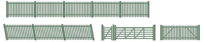 430 Ratio Green Ramp Fencing