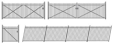 435 Ratio Spear Fencing Ramps and Gates