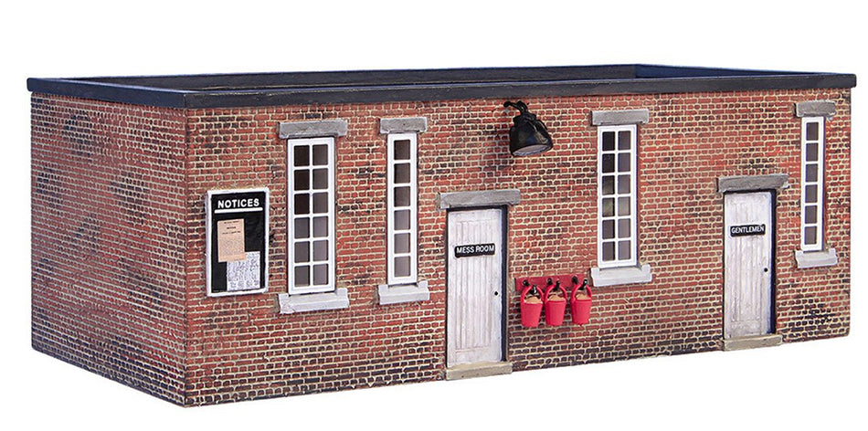 44-0054 Bachmann Scenecraft Depot Mess Room and Toilet - White
