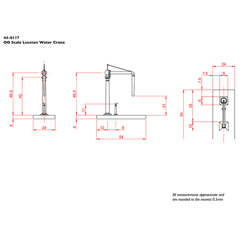 44-0117 Bachmann Scenecraft Lucston Water Crane