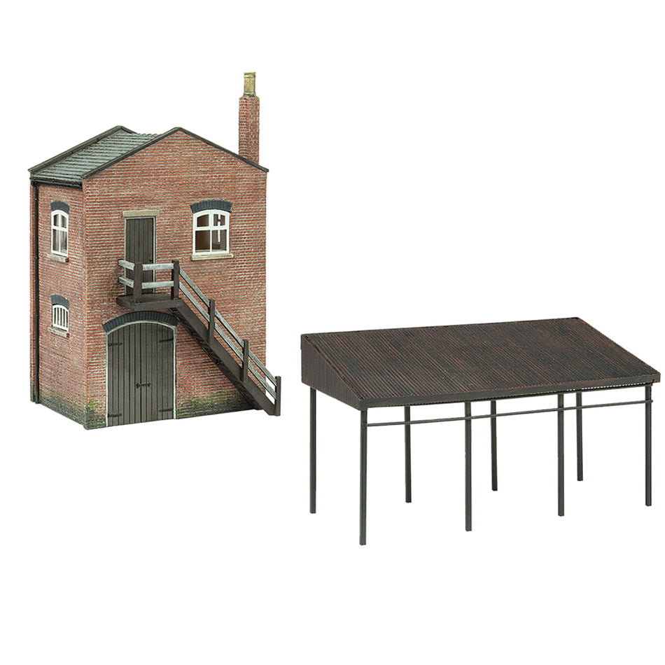 44-0130 Bachmann Scenecraft Lucston Shed and Stores