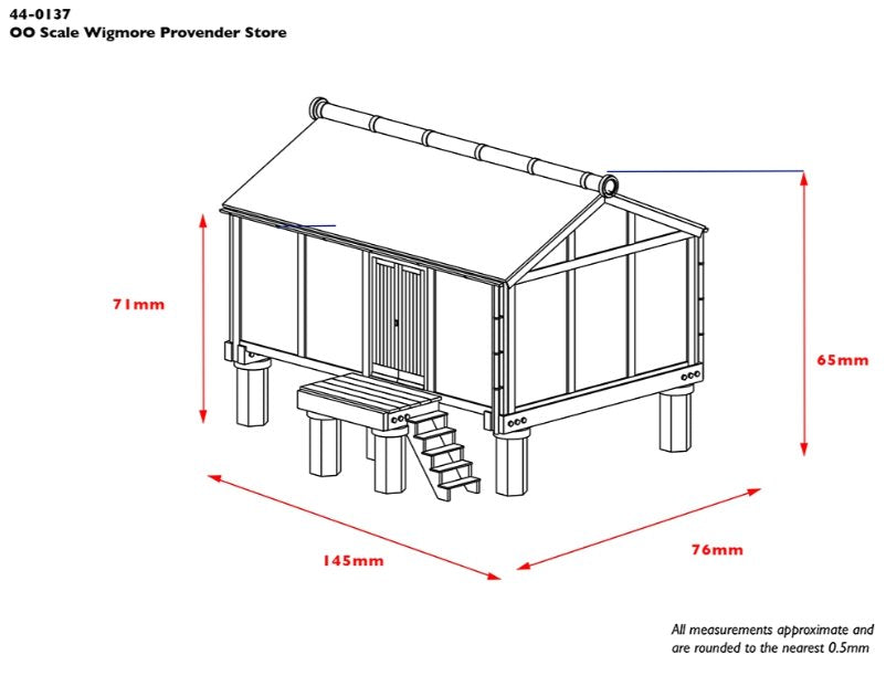 44-0137 Bachmann Scenecraft Wigmore Provender Store